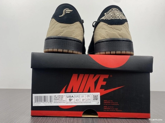 Carnivore Low 1 DN3400-001 x Air Jordan SoleFly 1102